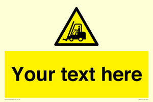 WV3015: Custom Forklift Truck Warning