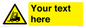 WV3015: Custom Forklift Truck Warning