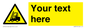 WV3015: Custom Forklift Truck Warning