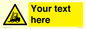 WV3015: Custom Forklift Truck Warning