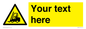 WV3015: Custom Forklift Truck Warning