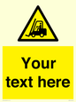WV3015: Custom Forklift Truck Warning