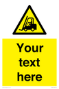 WV3015: Custom Forklift Truck Warning