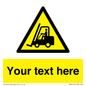 WV3015: Custom Forklift Truck Warning