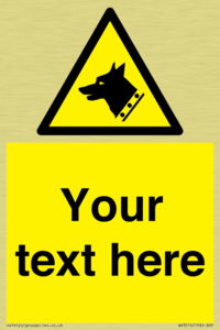 WV3016: Custom Warning: Guard dog