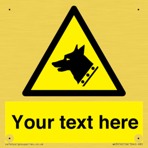WV3016: Custom Warning: Guard dog