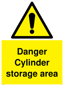 WV3563: Danger Cylinder storage area
