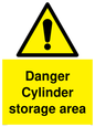 WV3563: Danger Cylinder storage area