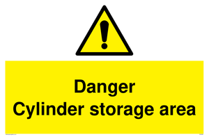 WV3563: Danger Cylinder storage area