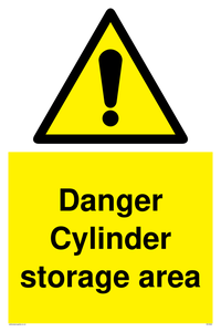 WV3563: Danger Cylinder storage area