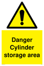 WV3563: Danger Cylinder storage area