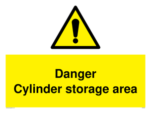 WV3563: Danger Cylinder storage area