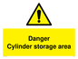 WV3563: Danger Cylinder storage area
