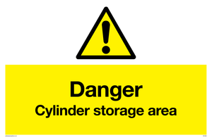 WV3563: Danger Cylinder storage area