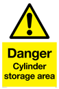WV3563: Danger Cylinder storage area