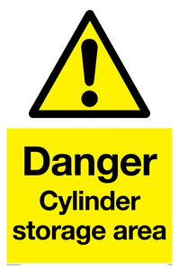 WV3563: Danger Cylinder storage area