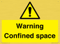WV3565: Warning Confined space