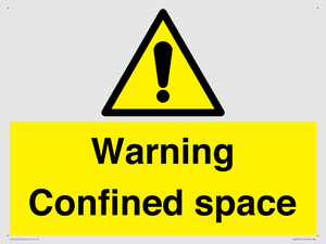 WV3565: Warning Confined space