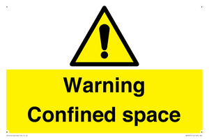 WV3565: Warning Confined space