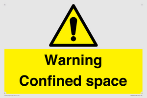WV3565: Warning Confined space