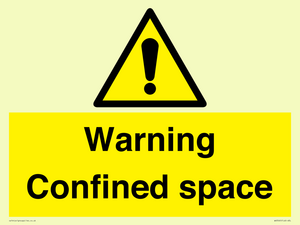 WV3565: Warning Confined space