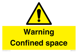 WV3565: Warning Confined space