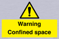WV3565: Warning Confined space