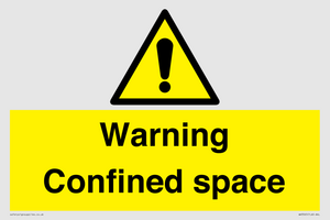 WV3565: Warning Confined space