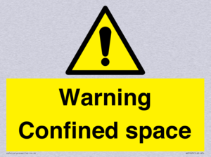 WV3565: Warning Confined space