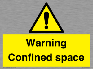 WV3565: Warning Confined space