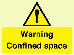 WV3565: Warning Confined space