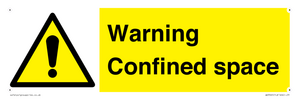 WV3565: Warning Confined space