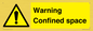 WV3565: Warning Confined space