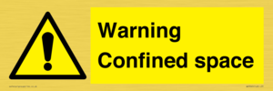 WV3565: Warning Confined space