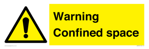 WV3565: Warning Confined space