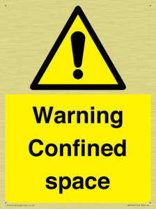 WV3565: Warning Confined space