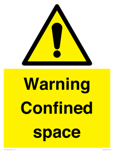 WV3565: Warning Confined space