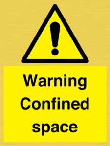 WV3565: Warning Confined space