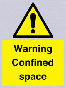 WV3565: Warning Confined space