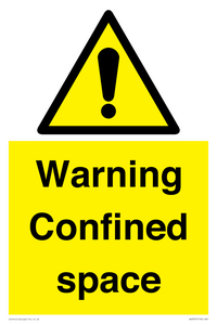 WV3565: Warning Confined space