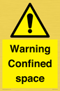 WV3565: Warning Confined space
