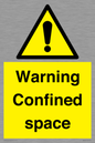 WV3565: Warning Confined space
