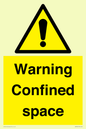 WV3565: Warning Confined space