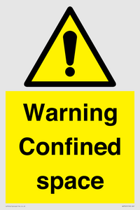 WV3565: Warning Confined space