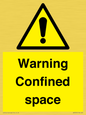 WV3565: Warning Confined space