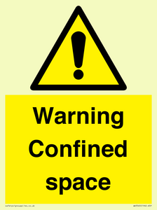 WV3565: Warning Confined space