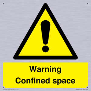 WV3565: Warning Confined space