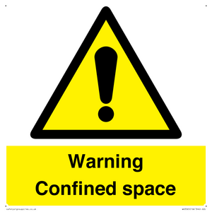 WV3565: Warning Confined space