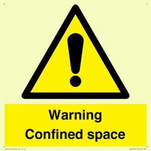 WV3565: Warning Confined space