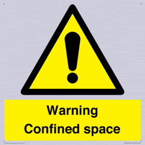 WV3565: Warning Confined space